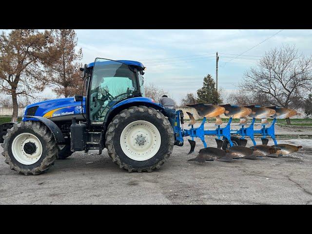 New holland t6070 va lemken europal 5 traktor narxlari