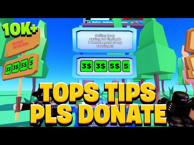 How to EASILY Raise ROBUX in PLS Donate - Roblox