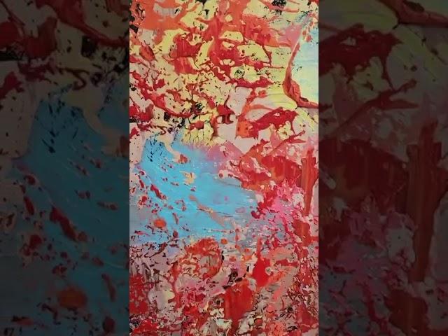 Картина маслом на холсте Огненный феникс