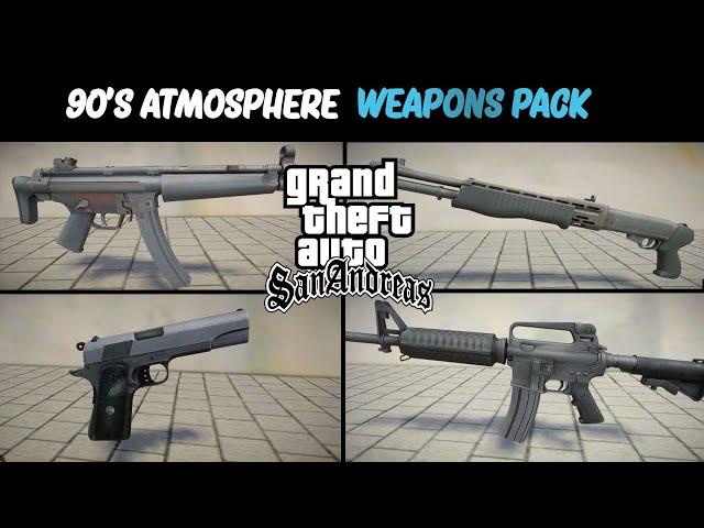 How to install 90's Atmosphere Weapons Pack for GTA San Andreas