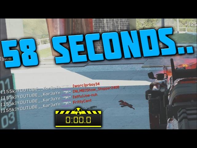 58 SECOND DE-ATOMIZER STRIKE (INSANELY FAST!) - INFINITE WARFARE