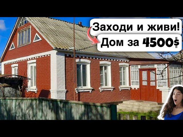  Заходи и живи! Дом в селе за 4500$ Продажа недвижимости за копейки! Всё есть! Уютное тихое село