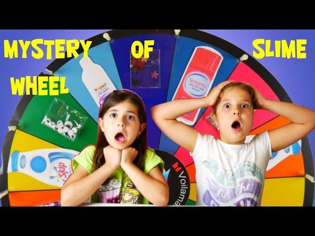 SLIME Τρόχος Της Τύχης Challenge / ARIADNI ARTEMI STAR / mystery wheel of slime challenge