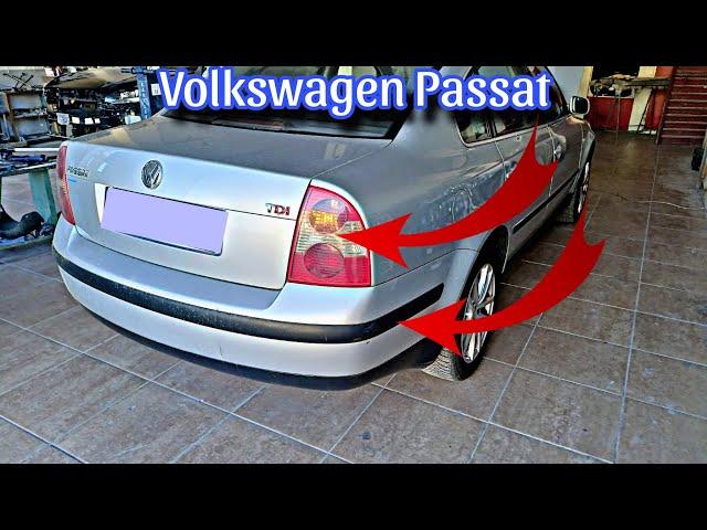 Volkswagen Passat B5 Как снять задний бампер + СТОП-сигнал 1996 - 2005