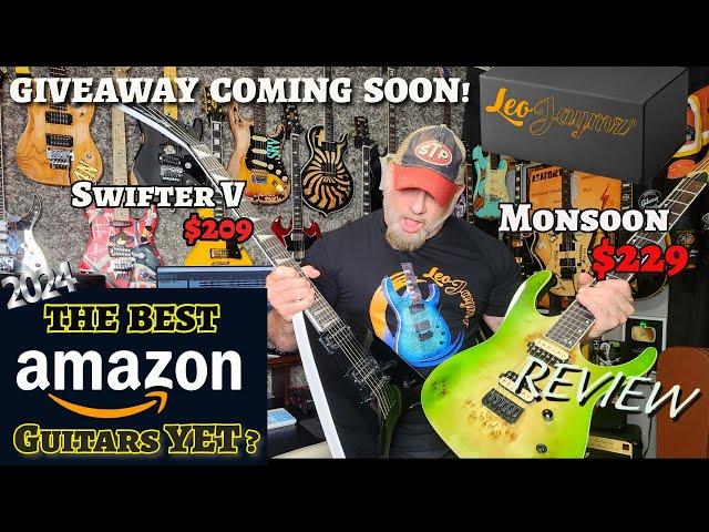 Leo Jaymz Monsoon & Swifter V Guitar Review: Unbelievably  Cheap AMAZON  Guitars! 