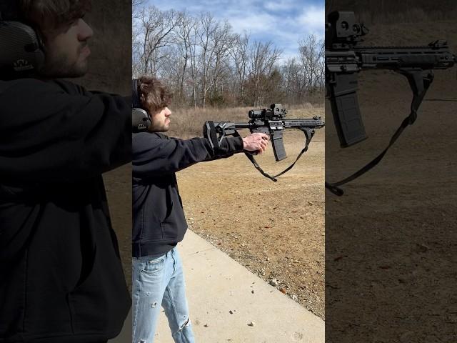 Can’t even lie it worked ‍️ #pistol #guns #gunrange #556