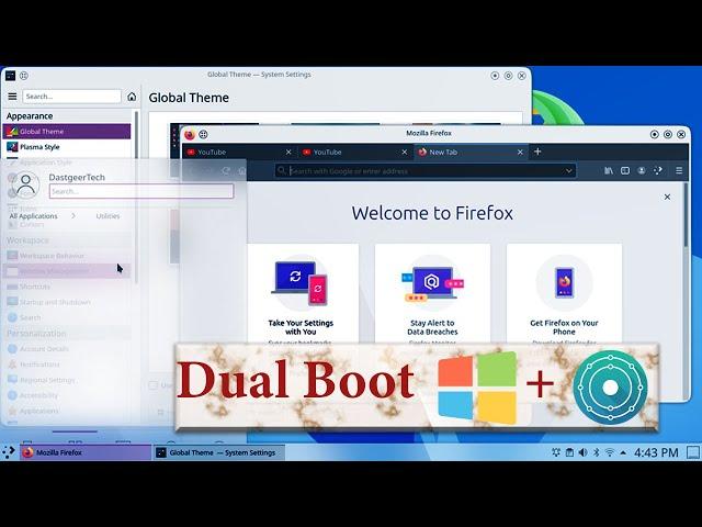 How to install dual boot KDE Neon Linux and Windows 10 - step by step video guide