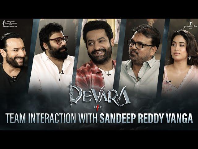 Devara Team Interaction with Sandeep Reddy Vanga | NTR, Saif Ali Khan, Janhvi, Koratala Siva | Sep27