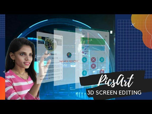 Hologram photo editing picsart | Floating app screen | Screen in the air | Shinerweb