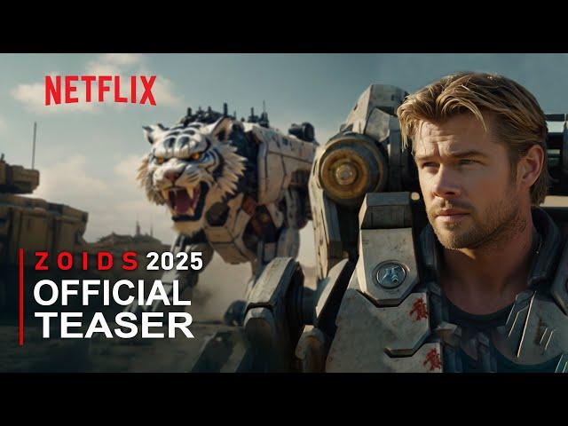 Zoids Tiger | Official Teaser | Netflix (2025) Chris Hemsworth #netflix #movie #trailer #ai