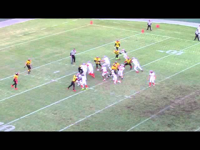 Orlando Phantoms #24 Greg Debose Flip's for the Touchdown