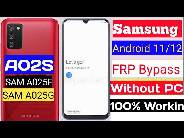 Samsung Galaxy A02S FRP Bypass Android 11 U3/U4 Not Working Knox | A02S Google Account Remove 2022