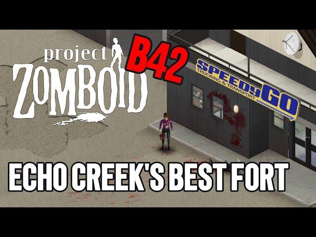 Echo Creek's BEST Fort | Project Zomboid B42 Base Building