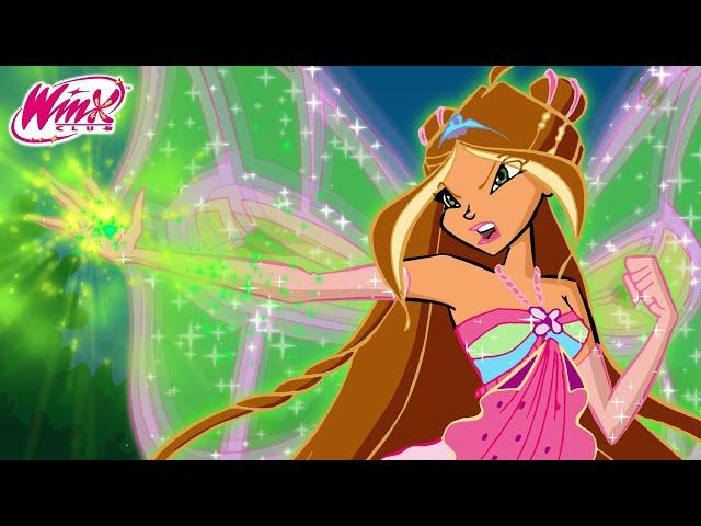 Winx Club - Flora's power: all her flower SPELLS 