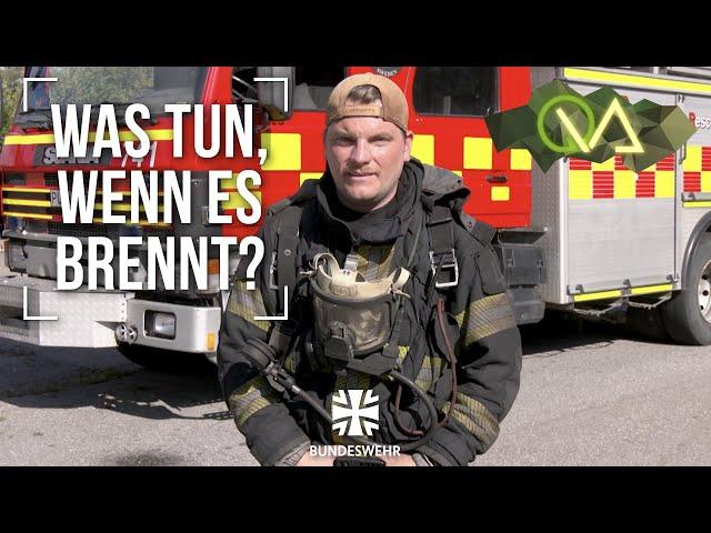 Tipps im Brandfall vom Brandschutz der Luftwaffe I Bundeswehr