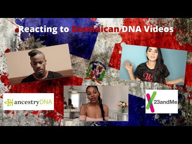 Reacting to Dominican Ancestry DNA Videos  | VBX Familia Speaks