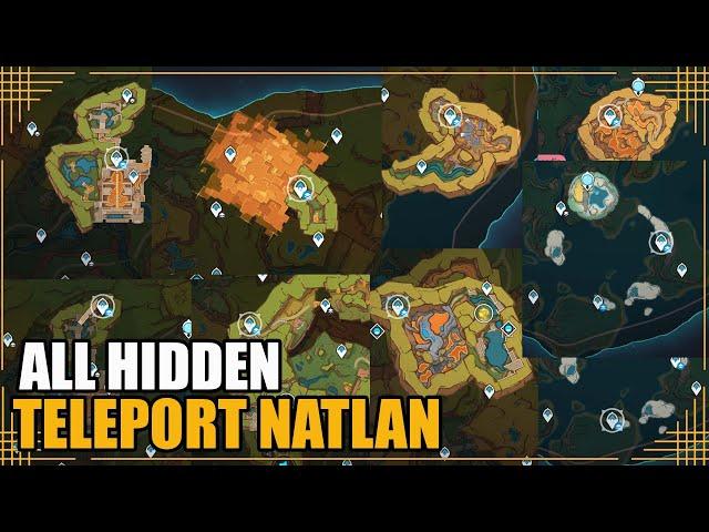 All Hidden Teleport Natlan 5.0【Genshin Impact】