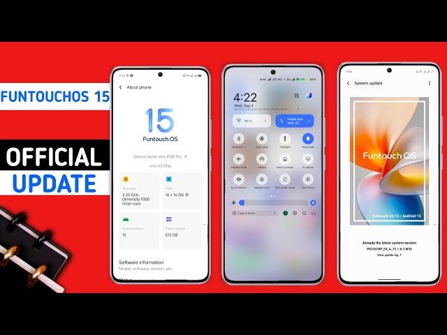 Vivo FuntouchOS 15 Android 15 : Official Update (Features & Release Date) 
