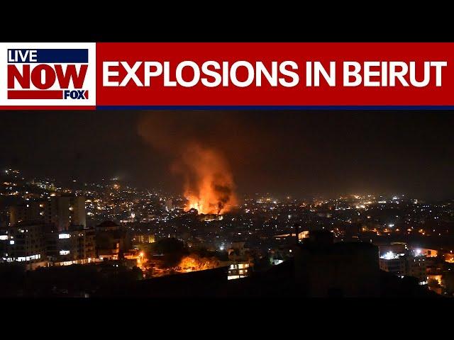 Iran-Israel attack: Explosions continue in Beirut | LiveNOW from FOX