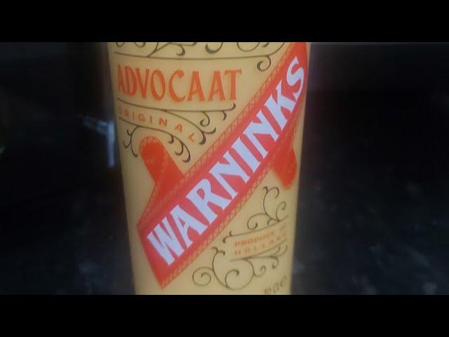 Warninks Advocaat Review UK Eggnog aka Snowball