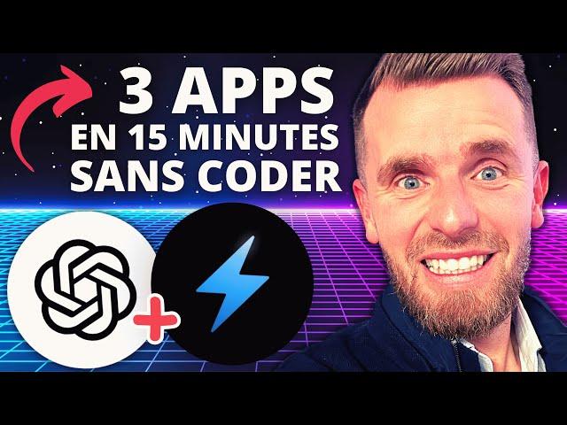 Je crée 3 Apps en 15 min avec l'IA Bolt et ChatGPT (sans coder)