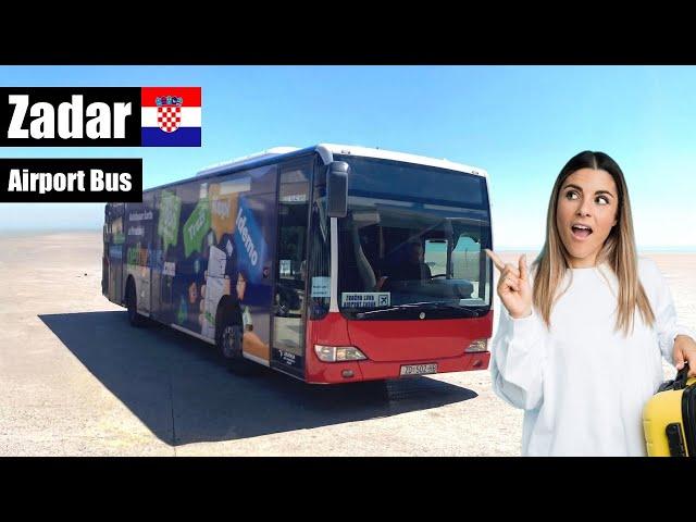 ZADAR Airport to City Centre by bus - Croatia