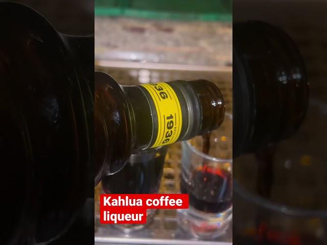 Kahlua coffee liqueur short 