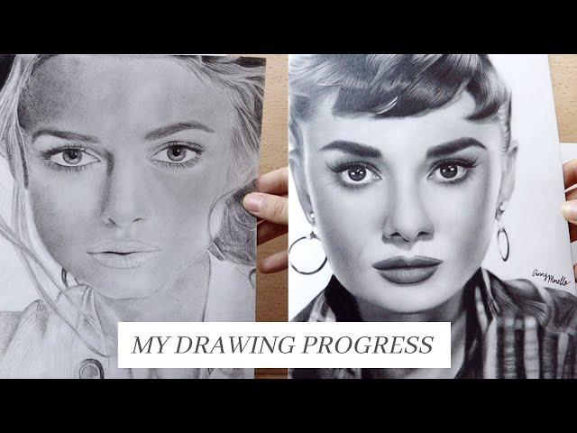 My Drawing Progress in 10 Years (Age 14-24) - Art Compilation