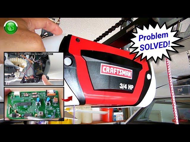 Craftsman Garage Door Opener Repair!