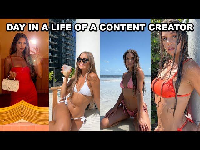 DAY IN MY LIFE AS A CONTENT CREATOR IN MIAMI