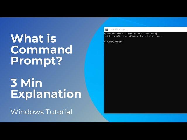 What is Command Prompt? | CMD Explained