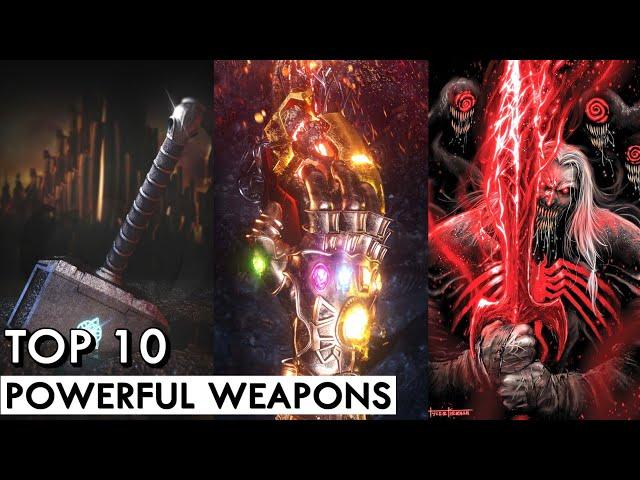 Top 10 Most Powerful Weapons In MCU | Marvel Strongest Weapons | In Hindi | BNN Review