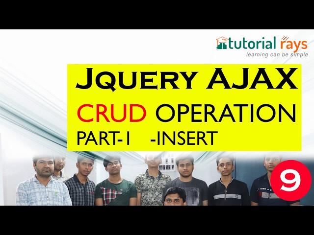 9- INSERT |  Ajax PHP MySql  CRUD | Ajax PHP MySql Insert Update Delete | Ajax Tutorials