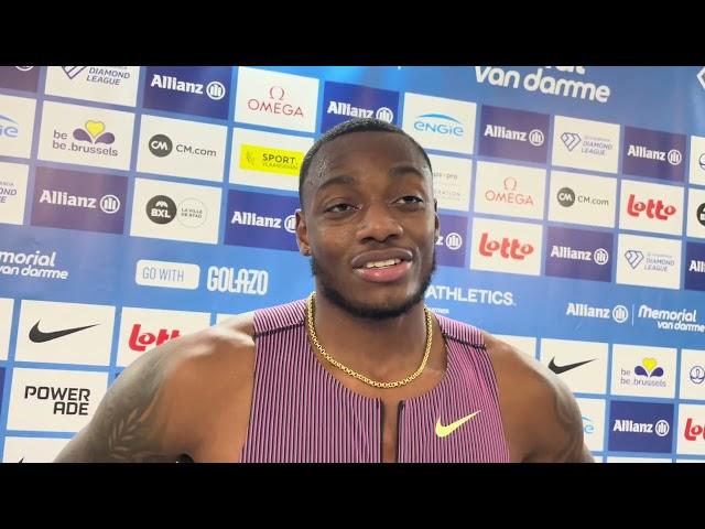 Courtney Lindsey Reflects on his 2024 Season After 4th Place in Brussels Diamond League 200m