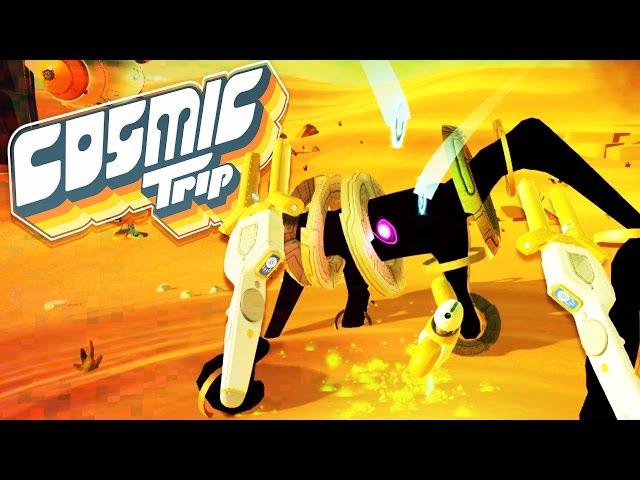 Cosmic Trip Gameplay - Aliens and Robots in VR! - Let's Play Cosmic Trip