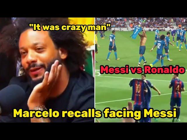 Marcelo recalls when Messi took off his shirt in Clasico 2017