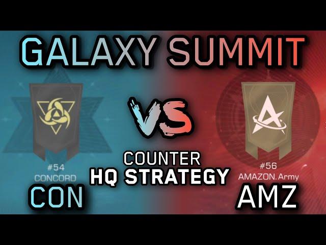 Infinite Galaxy: CON vs AMZ | Galaxy Summit | HQ Defence Strategy