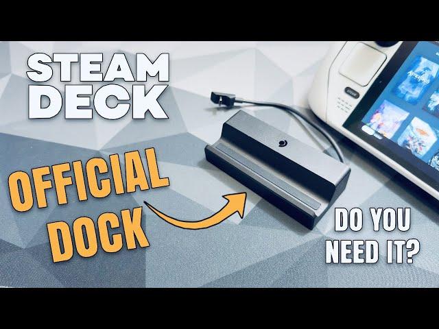 STEAM DECK Official Valve Dock. Updates + 45w charger = win