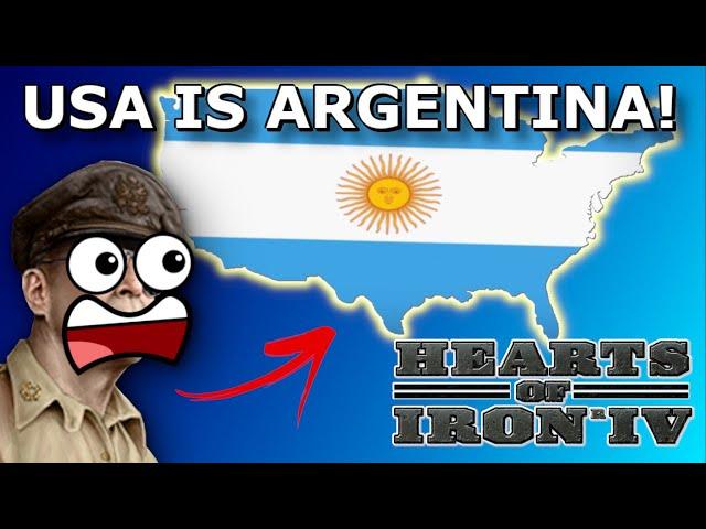 Argentina but in the USA??? Trial of Allegiance Gameplay | Hearts of Iron IV