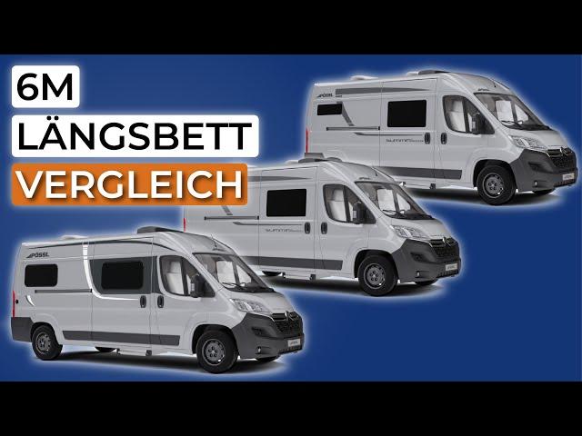 6m Kastenwagen mit Längsbett - der große Vergleich (überraschendes Ergebnis)