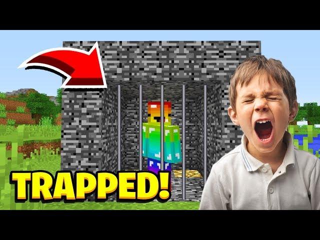 Minecraft: We Trapped MY LITTLE BROTHER! (Ps3/Xbox360/PS4/XboxOne/PE/MCPE)