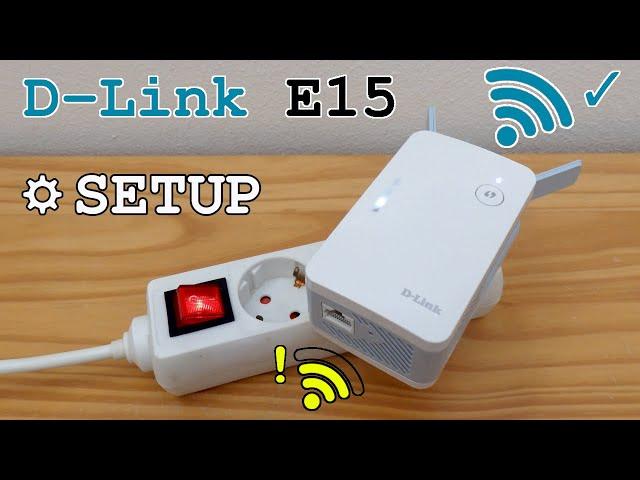 D-Link E15 Wi-Fi 6 extender dual band • Unboxing, installation, configuration and test