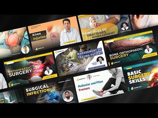 Surgery Video Lectures | Medical Online Lecture | V-Learning Platform | sqadia.com