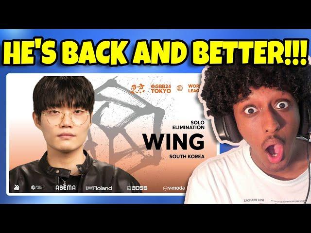 Yolow Reacts | WING | GBB 2024 WORLD LEAGUE Solo Elimination