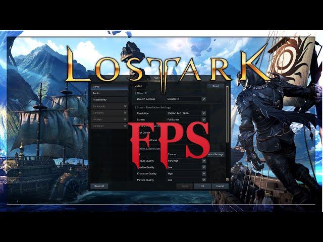 Optimal Settings for FPS And Graphics | LOST ARK | Best Settings | Under 1 Minute