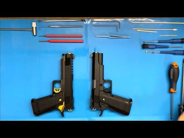 Полная разборка и сборка Tokyo Marui Hi-capa 5.1 / Complete disassembly and assembly