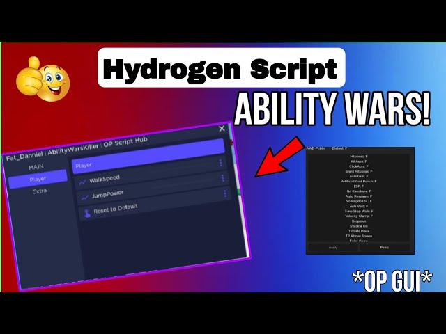 Ability Wars! | Script | ESP, Walkspeed, Hitbox | Hydrogen, Arceus X