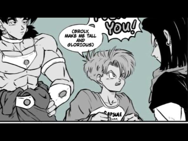 Broly And Trunks Confront Android 17! (DBZ Comic Dub)