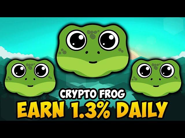 CRYPTO FROG - EARN 1.3% DAILY WITH GENESIS FROG NFTS