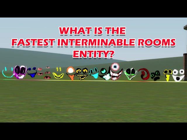 WHAT IS THE FASTEST INTERMINABLE ROOMS ENTITY (NEXTBOT) IN GMOD? UPDATE!